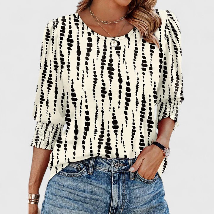 Solara | Elegant Smocked Top