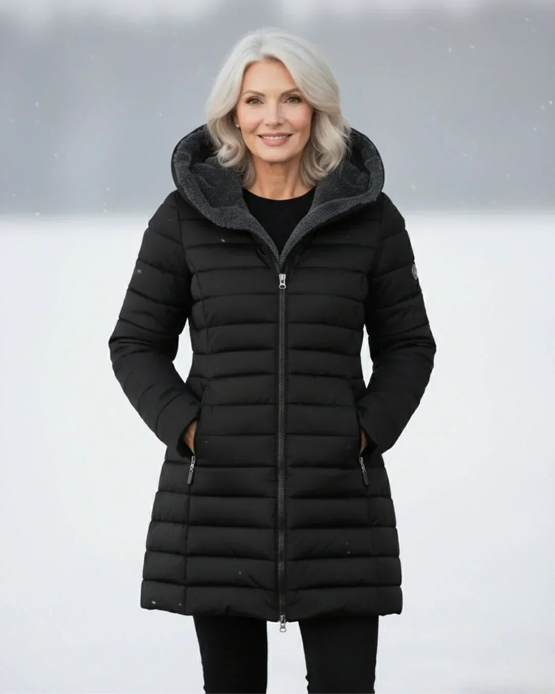 Nicole - Warm Hooded Winter Jacket