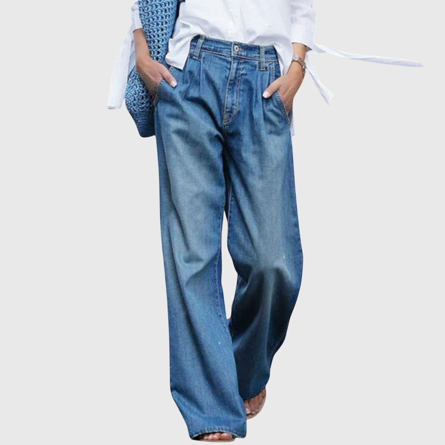 Ava - High-Quality Jeans with Wide Legs