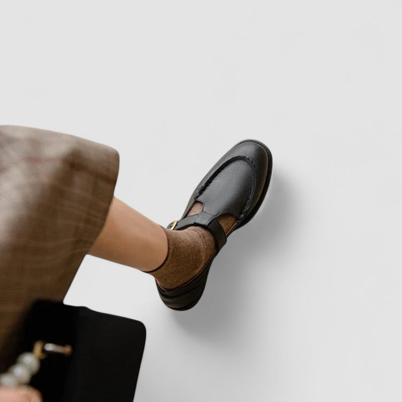 Zhelynne | Orthopedic Square-Toe Mary Jane Shoes
