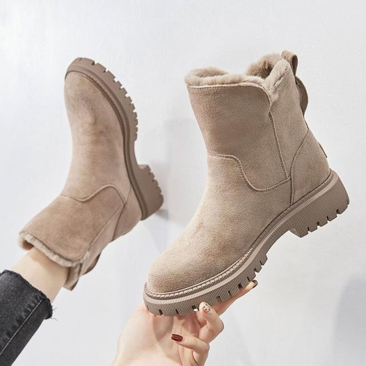 Women's Warm Fur Waterproof Winter Boots