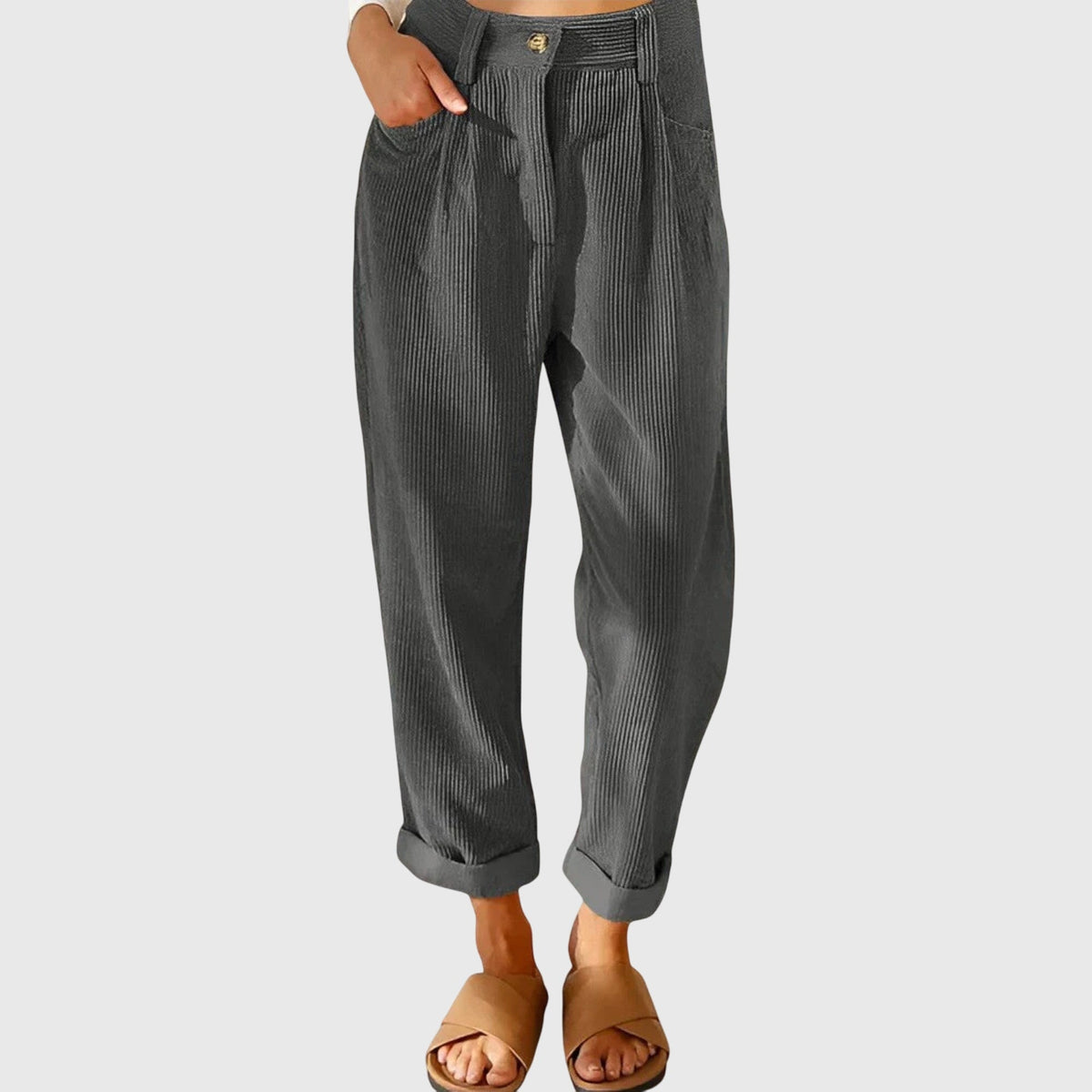 Jana - Modern Cord Pants