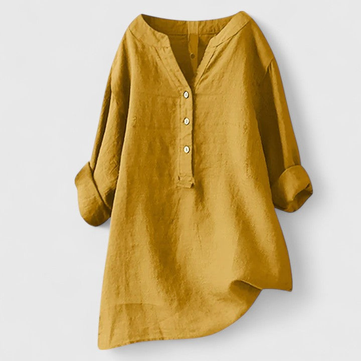 Larienne | Elegant Button-Front Shirt